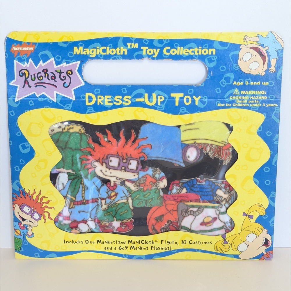 Vtg 1998 Nickelodeon Rugrats Dress-up MagiCloth Chuckie Magnet Toy NEW Sealed